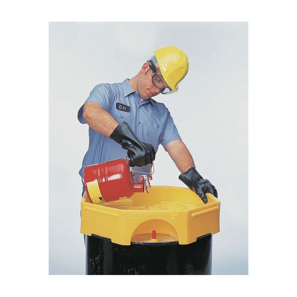 UltraTech 0488 Plastic Drum Funnel - 6 Gallon Capacity, 23-5/8