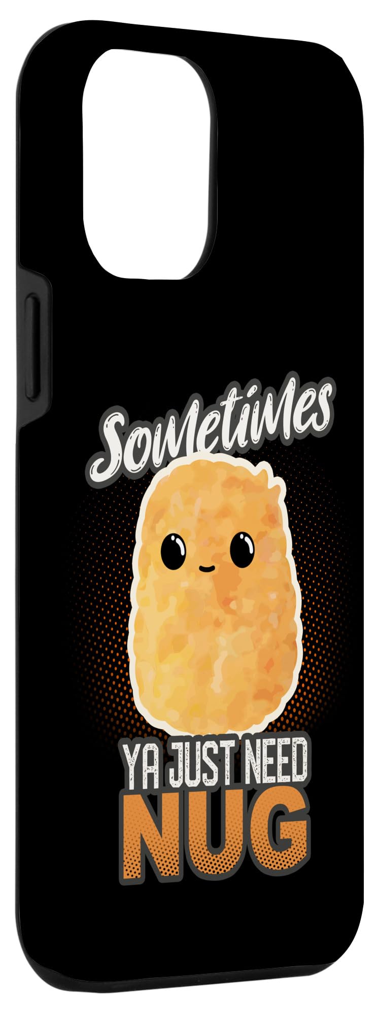 iPhone 12 Pro Max Case - Funny Chicken Nugget Design - Food Humor Phone Cover for Apple Fans | Perfect Gift for Fast Food Lovers & Nugget Enthusiasts
