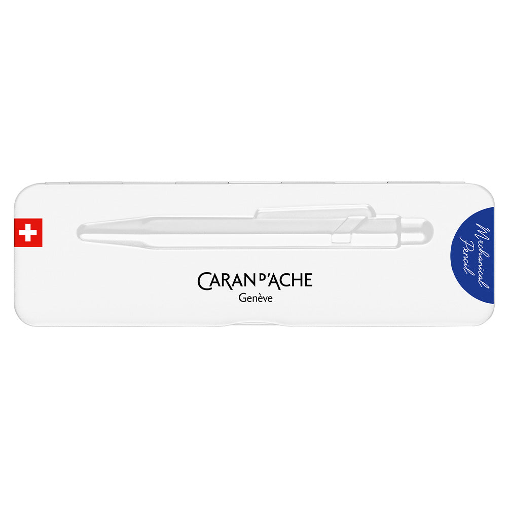 Caran d'Ache 844 Colormat X Mechanical Pencil - 0.7mm Blue Drafting Pencil for Artists & Engineers | Professional Sketching, Technical Drawing & Writing Tool