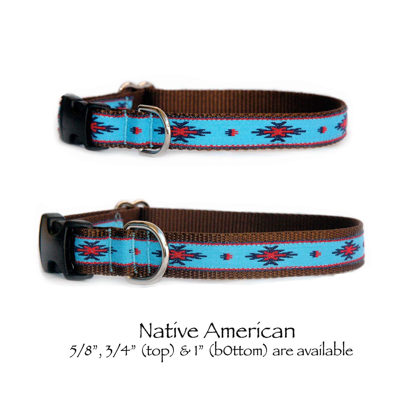 Handmade Navajo Mustard Yellow Dog Collar - Size Large for Big Dogs | Southwest Tribal Boho Style | Premium U.S.A. Made by Marityn Dog | Perfect for Outdoor Adventures & Bohemian Pet Fashion