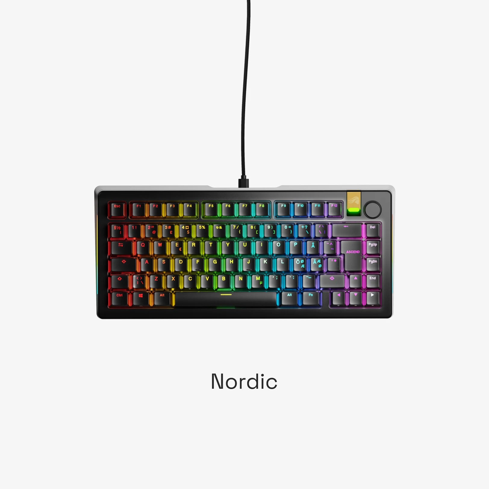 GMMK 3 PRO HE Prebuilt Mechanical Gaming Keyboard - 96% Layout, Hot-Swappable Switches, RGB Backlit - Perfect for Esports, Programming & Office Work