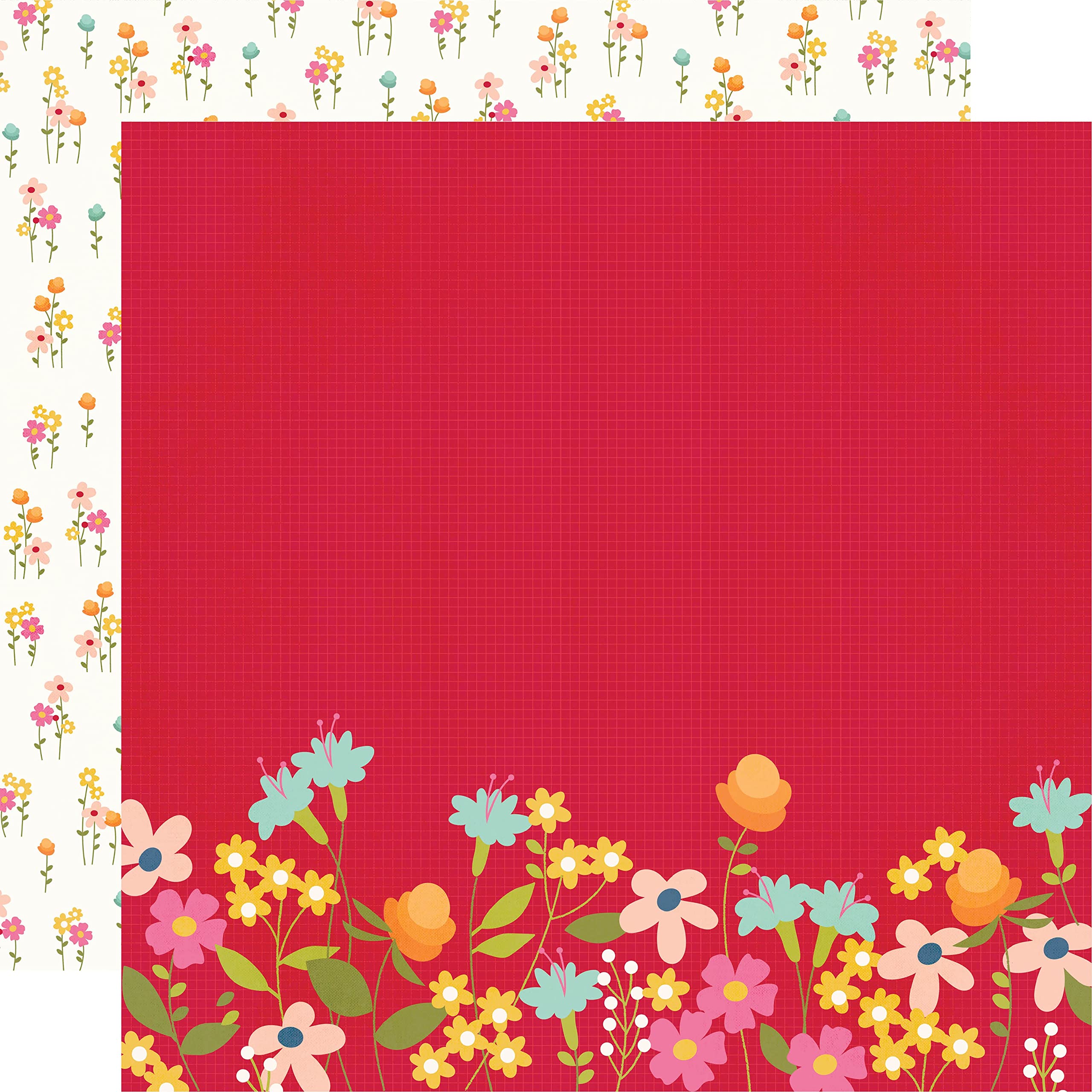 Simple Stories Summer Lovin' Double-Sided Cardstock 12x12 Scrapbook Paper - Hey Sunshine! Design for DIY Albums, Journals & Home Decor