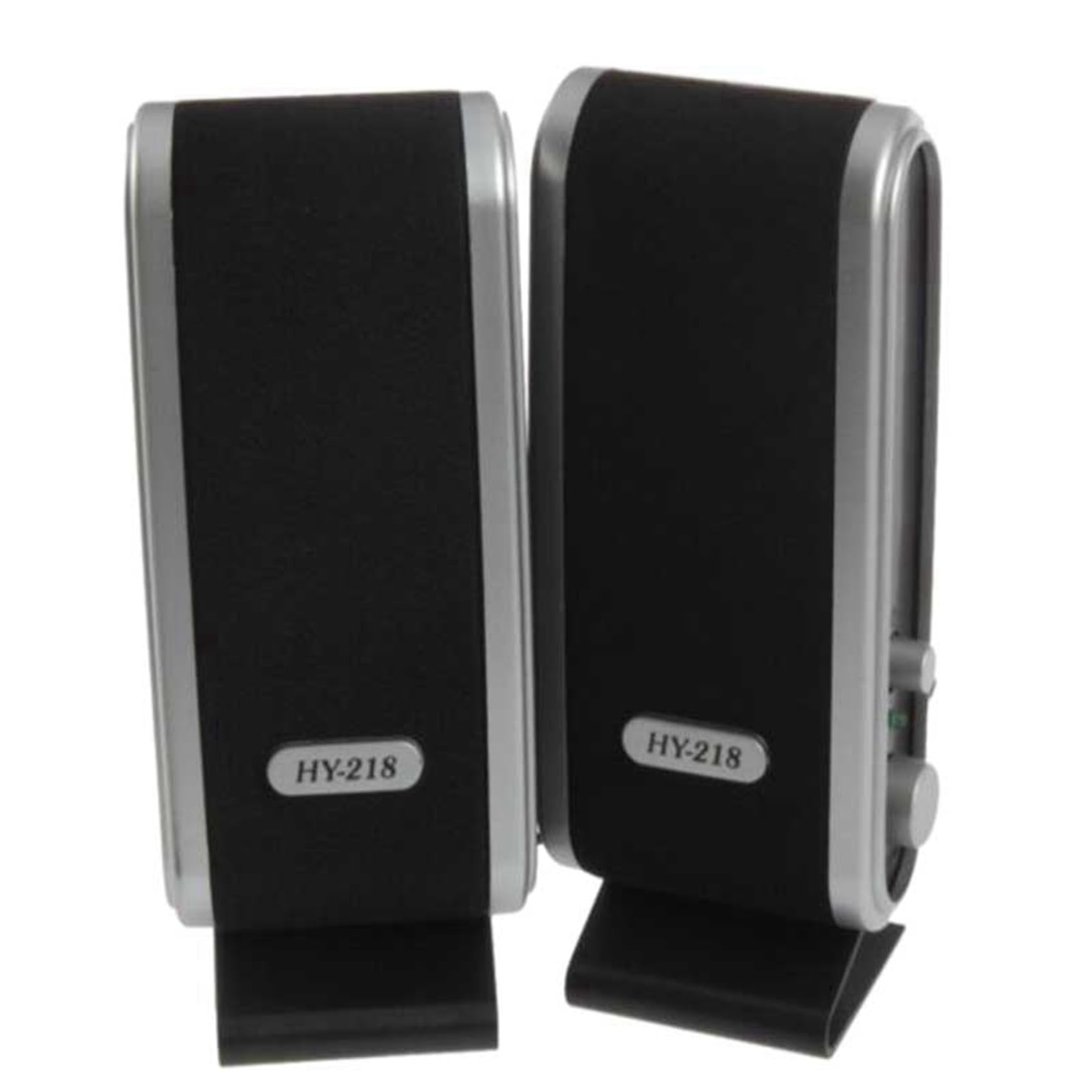 BLASHRD 4-Pack USB Computer Speakers | Portable Stereo Sound with 3.5mm Ear Jack for Desktop, PC, Laptop | Ideal for Home Office, Gaming, and Multimedia