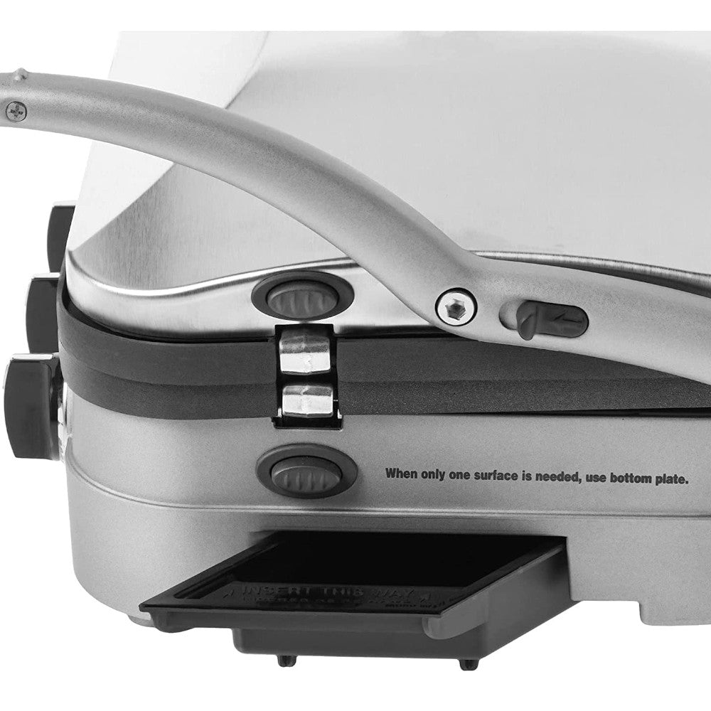Cuisinart 5-in-1 Griddler Grill & Panini Press - Refurbished with Warranty | Indoor Grilling, Panini Making & More | Perfect for Home Cooking & Entertaining