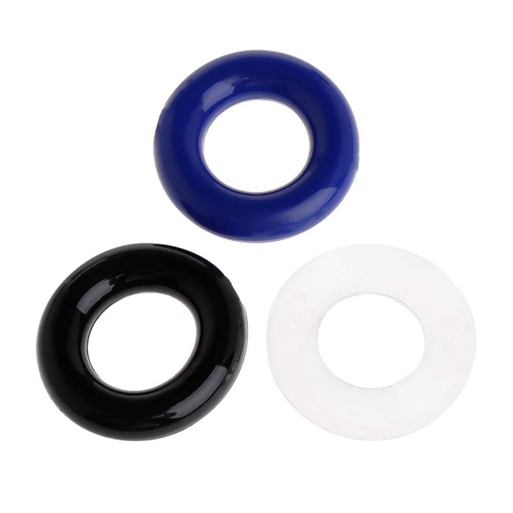 10 PCS Premium Stretchy Cock Rings for Men - Erection Enhancer & Delay Control Sex Toy - Perfect for Couples Play, Solo Use & Intimate Moments