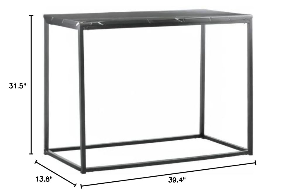 Safavieh Baize White & Grey Console Table - Modern Entryway Table for Hallway, Living Room & Foyer Decor