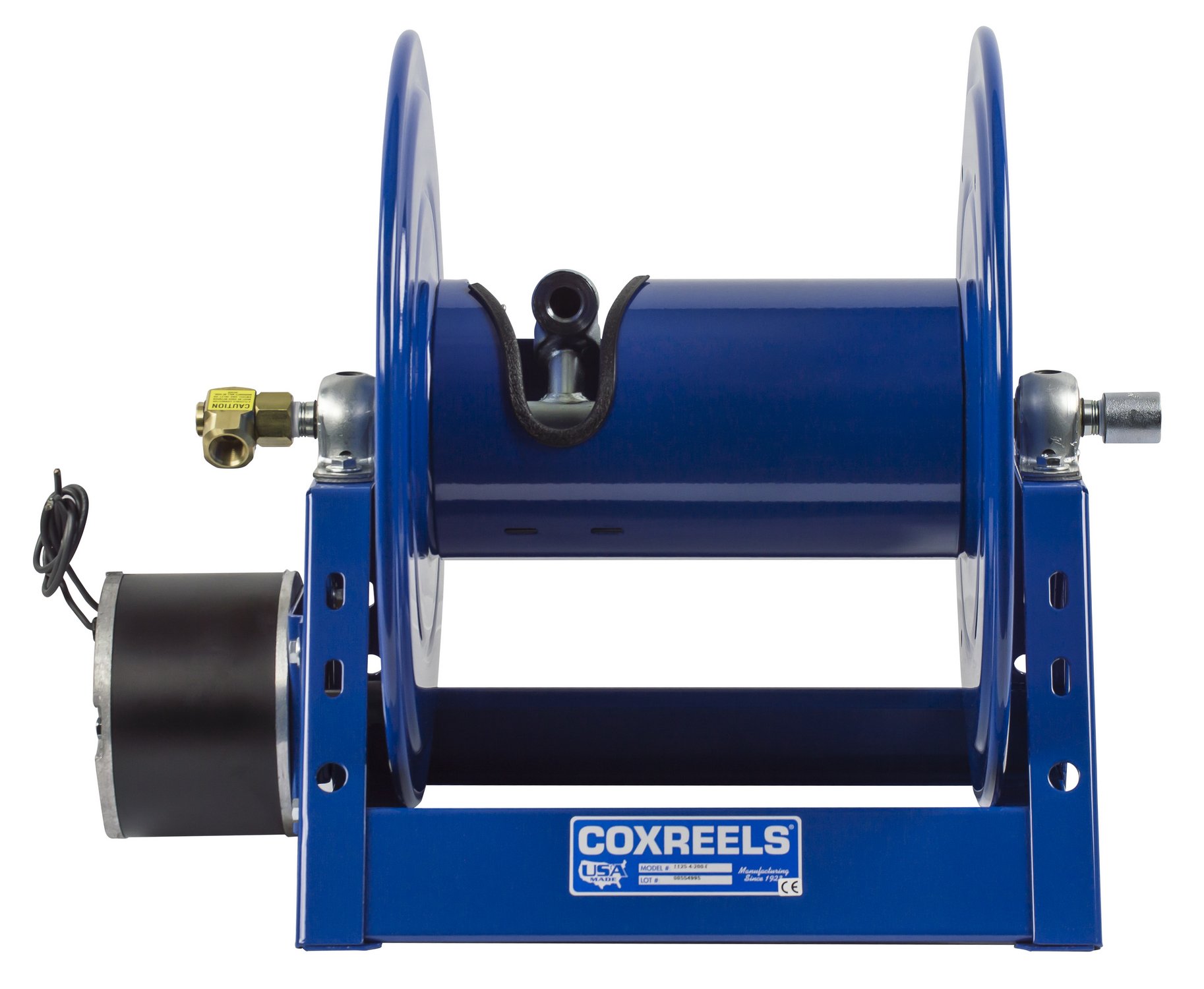 Coxreels 1125-5-250-EA Electric 115V Explosion Proof 1/2HP Motor Rewind Hose Reel - 3/4