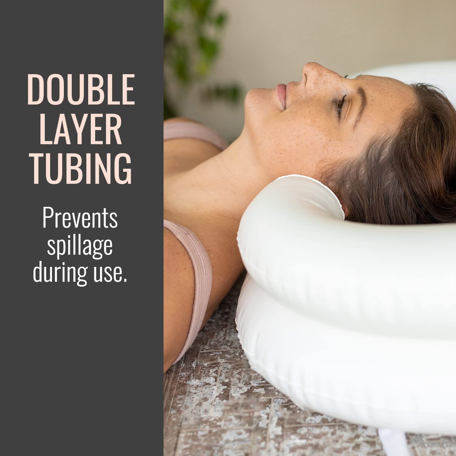 Inflatable Hair Washing Basin for Bedridden Patients - Portable Shampoo Bowl for Elderly, Disabled & Kids | Home Hair Care Solution for Injured & Post-Surgery Recovery | Detox Tub for Dreadlocks - Perfect for Home Nursing & Salon Use
