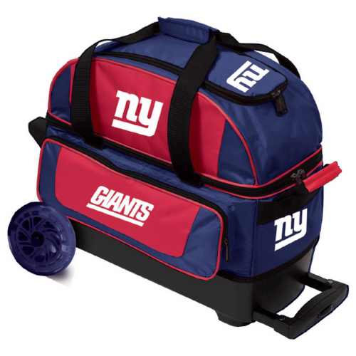 NFL New York Giants Double Roller Bowling Bag - Durable Sports Equipment for Travel & League Games - Perfect for Football Fans & Bowling Enthusiasts