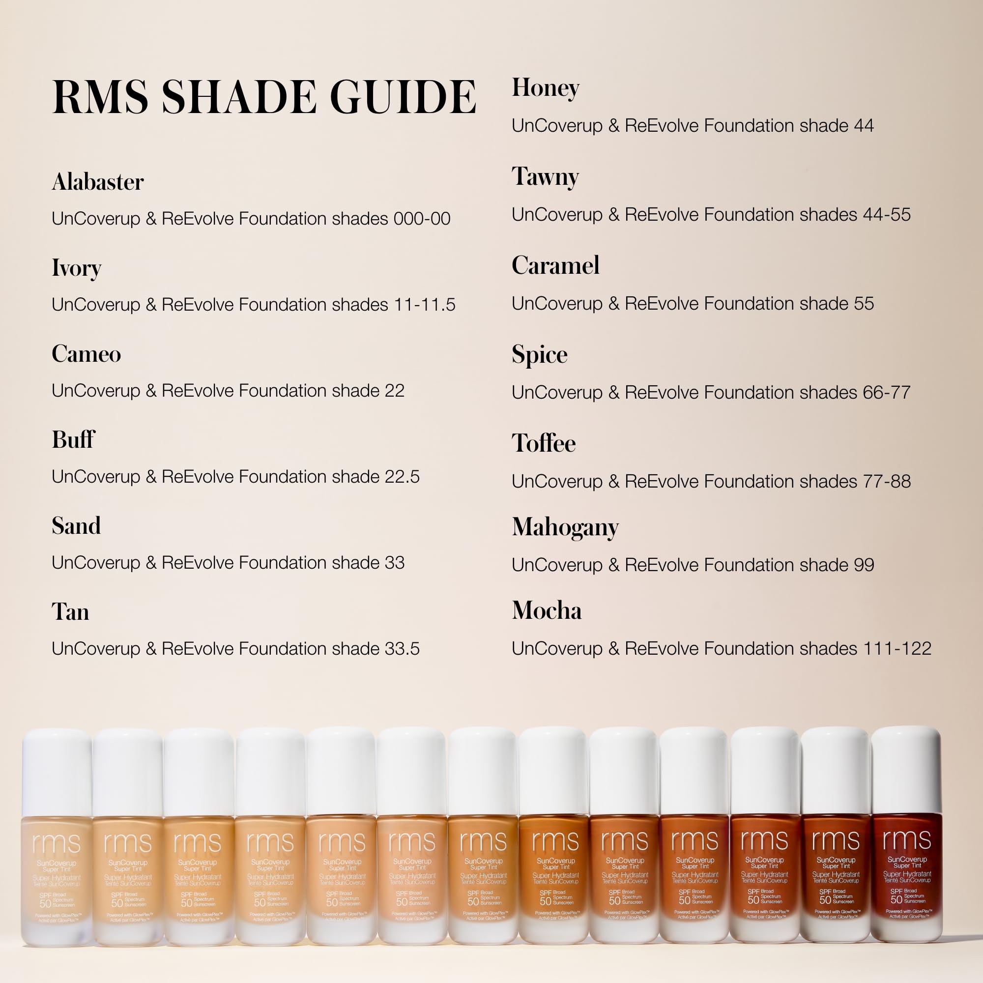 RMS Beauty SunCoverup Super Tint Broad Spectrum SPF 50 Mineral Sunscreen - Non-Nano Zinc Oxide Tinted Moisturizer for Face, Natural Glow & Sun Protection | Daily Wear, Beach, Outdoor Activities