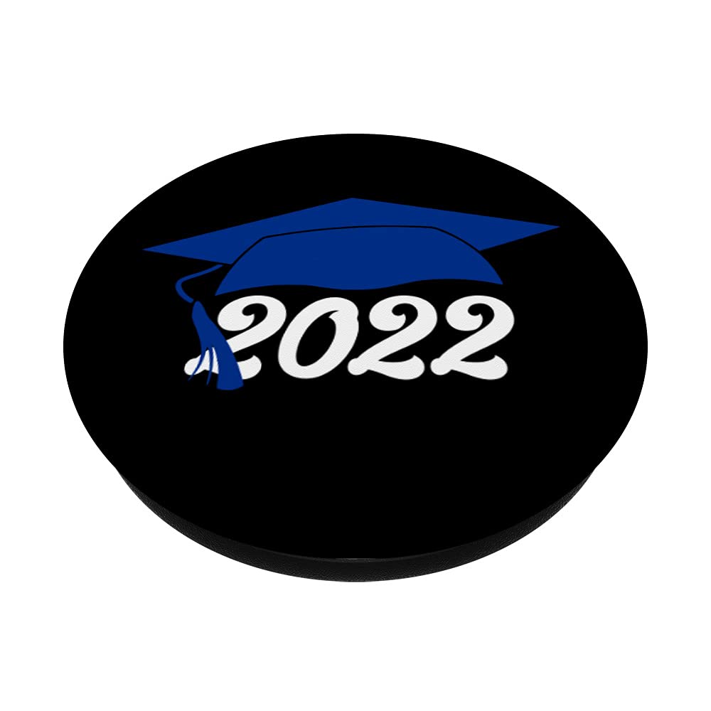 Class of 2022 Royal Blue Graduation Regalia PopSockets Swappable PopGrip - Perfect for Graduation Ceremonies, Photo Sessions & School Pride