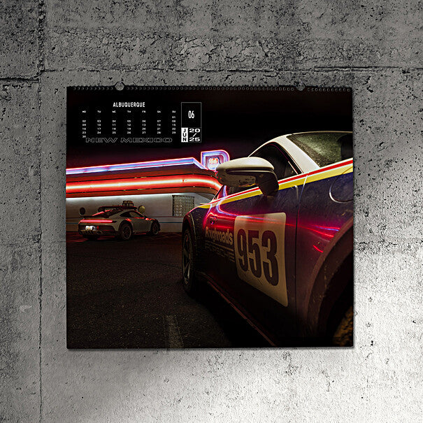 Porsche 2025 Collectible Wall Calendar - Limited Edition for Car Enthusiasts & Porsche Fans | Perfect for Home, Office Decor & Gift Giving