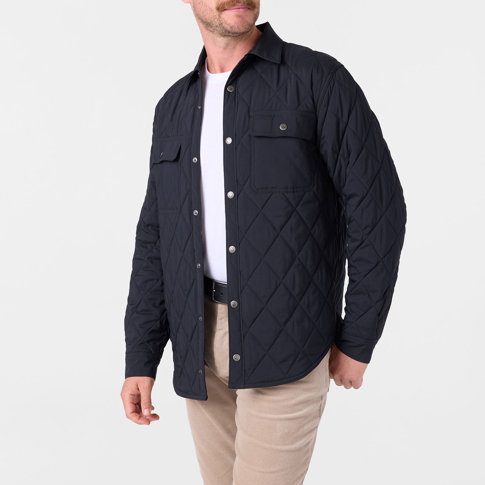 Belton Quilted Shirt Jacket for Men & Women - Lightweight, Stylish & Comfortable - Perfect for Outdoor Adventures, Casual Wear & Layering in Fall & Winter