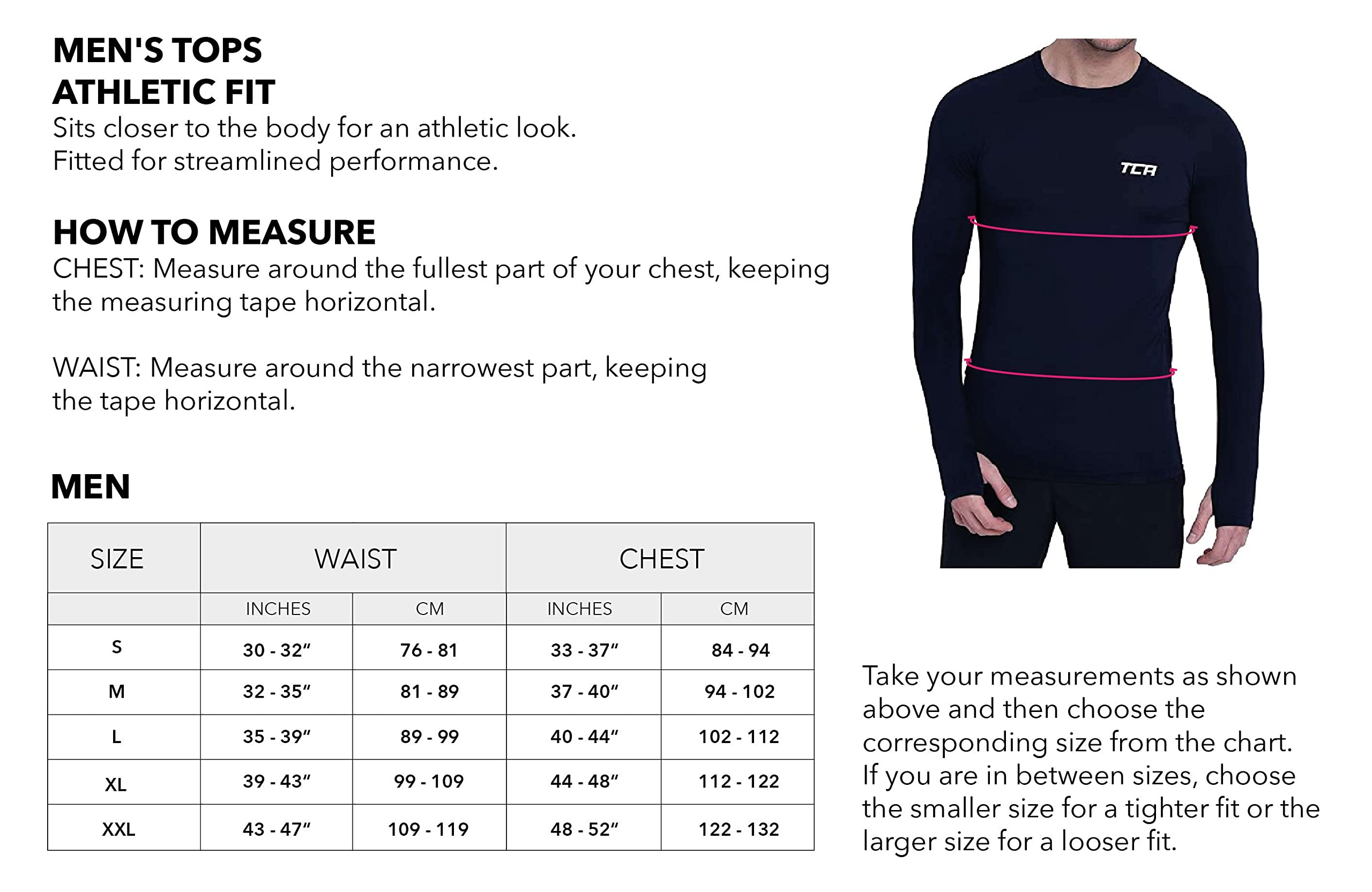 TCA Men's Thermal Long Sleeve Workout Shirt - Funnel Neck Running Top with Thumbholes for Cold Weather Training & Outdoor Activities