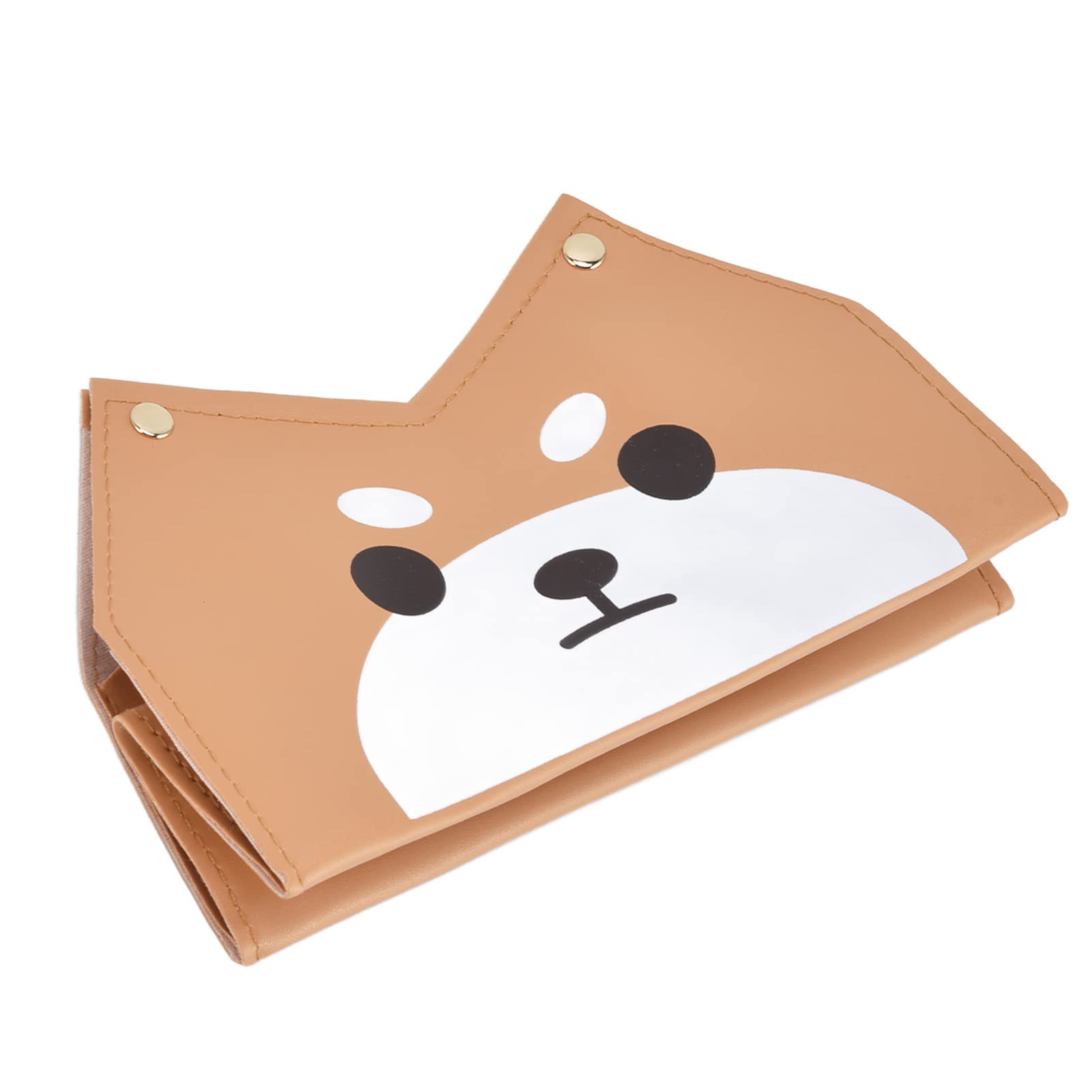 Cartoon Dog Shaped Tissue Box Holder - Shiba Inu Design with V-Shaped Opening for Bathroom, Bedroom & Office - Cute Tissue Dispenser for Vanity Countertops, Dressers and Desks - Perfect for Home Decor and Gift Giving