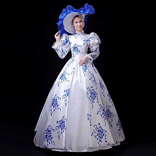 Victorian Rococo Dress for Women - Elegant Maiden Costume Inspired by 18th Century Fashion | Perfect for Renaissance Fairs, Cosplay, and Themed Parties