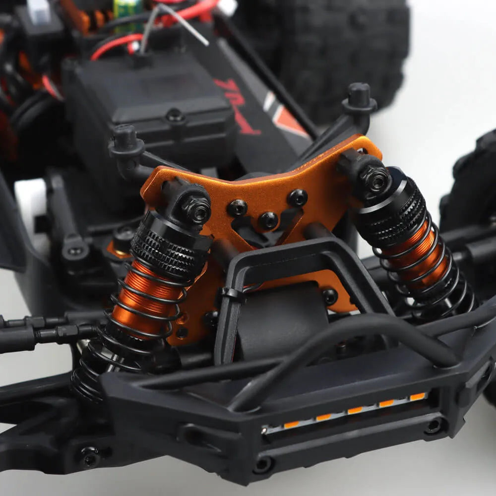 ZD Racing MT16 RTR 1/16 Scale 2.4GHz 4WD Brushless RC Monster Truck - 80km/h High Speed Off-Road Vehicle for Adults & Kids - Perfect for Backyard Racing, Trail Adventures & Off-Road Bashing