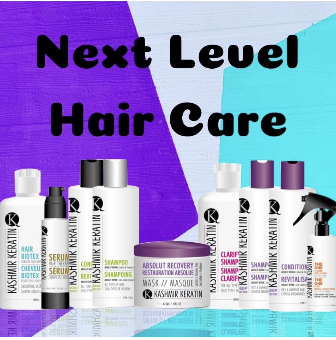 Best Hair Care Kit for Damaged Hair - Extreme Repair Shampoo & Deep Moisturizing Conditioner Set (16oz Each) | Salon-Quality Treatment for Dry, Frizzy & Color-Treated Hair at Home