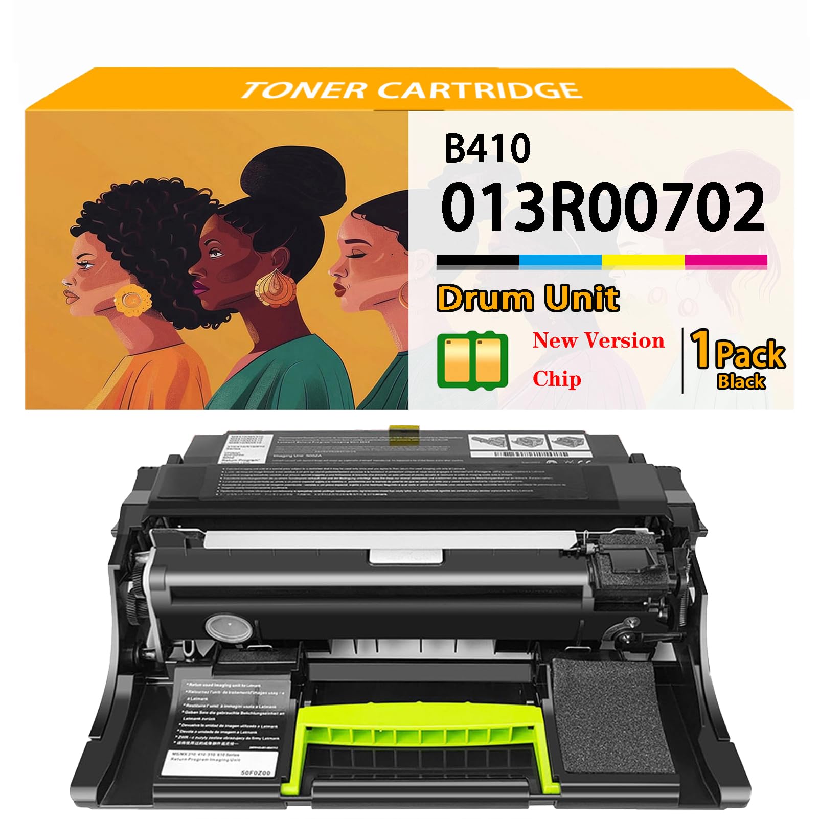 013R00702 Imaging Unit B410 with Chip - Compatible Replacement Drum for Xerox 013R00702 | Works with Xerox VersaLink B410 & B415 Printers | Ideal for Office Printing & High-Volume Document Production