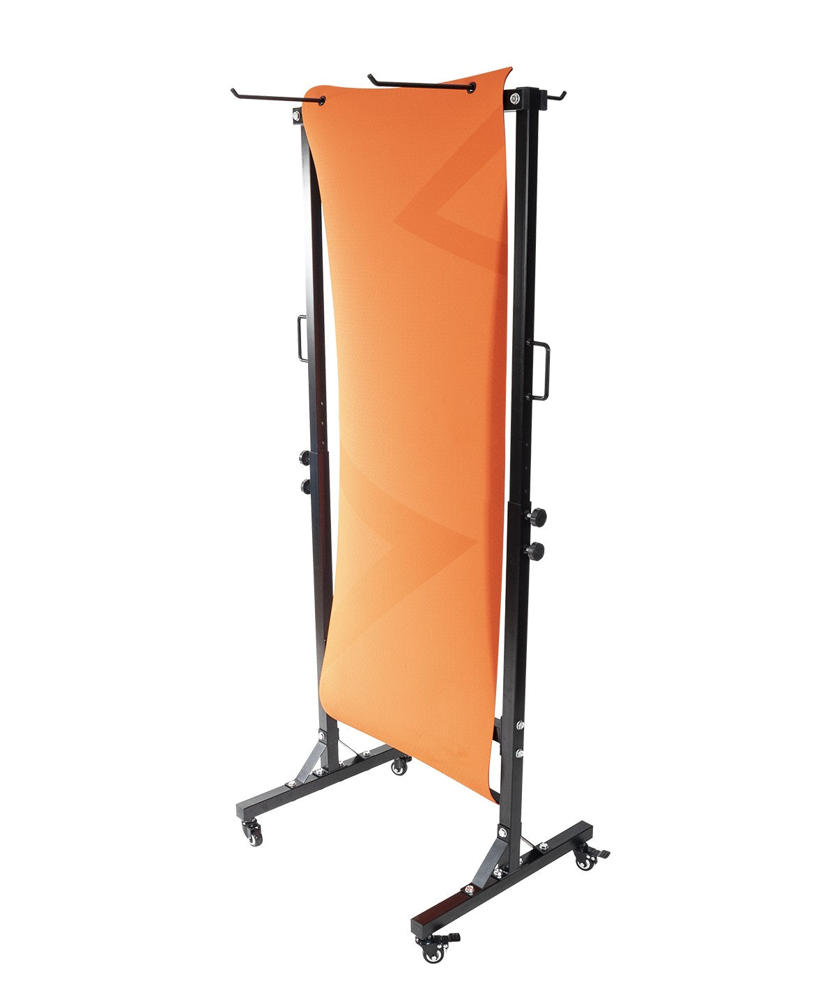 Premium Rubber Mat Rack for Garage & Home Organization - Heavy Duty Storage Solution for Yoga Mats, Exercise Mats & Floor Mats