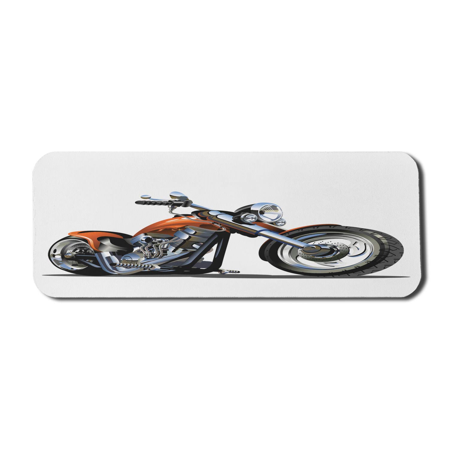 Ambesonne Motorcycle Gaming Mouse Pad - Non-Slip Rubber Surface, 31