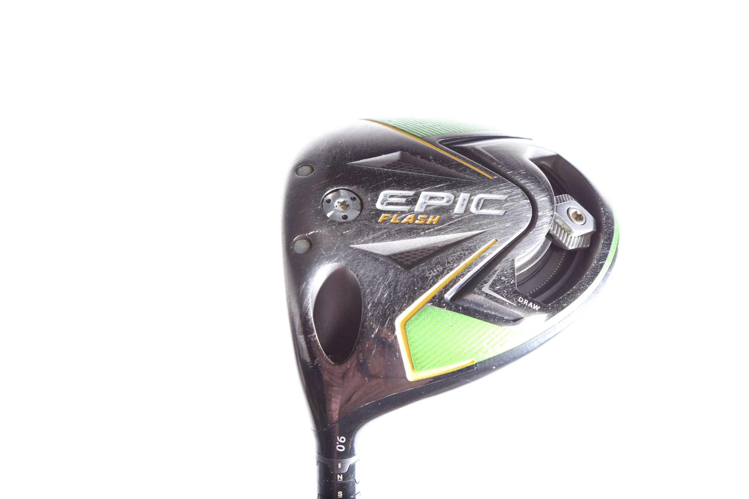 Used Callaway Epic Flash Driver 9° Stiff Flex Project X HZRDUS Left Handed Golf Club - Perfect for Left-Handed Golfers Seeking Distance & Forgiveness on the Course