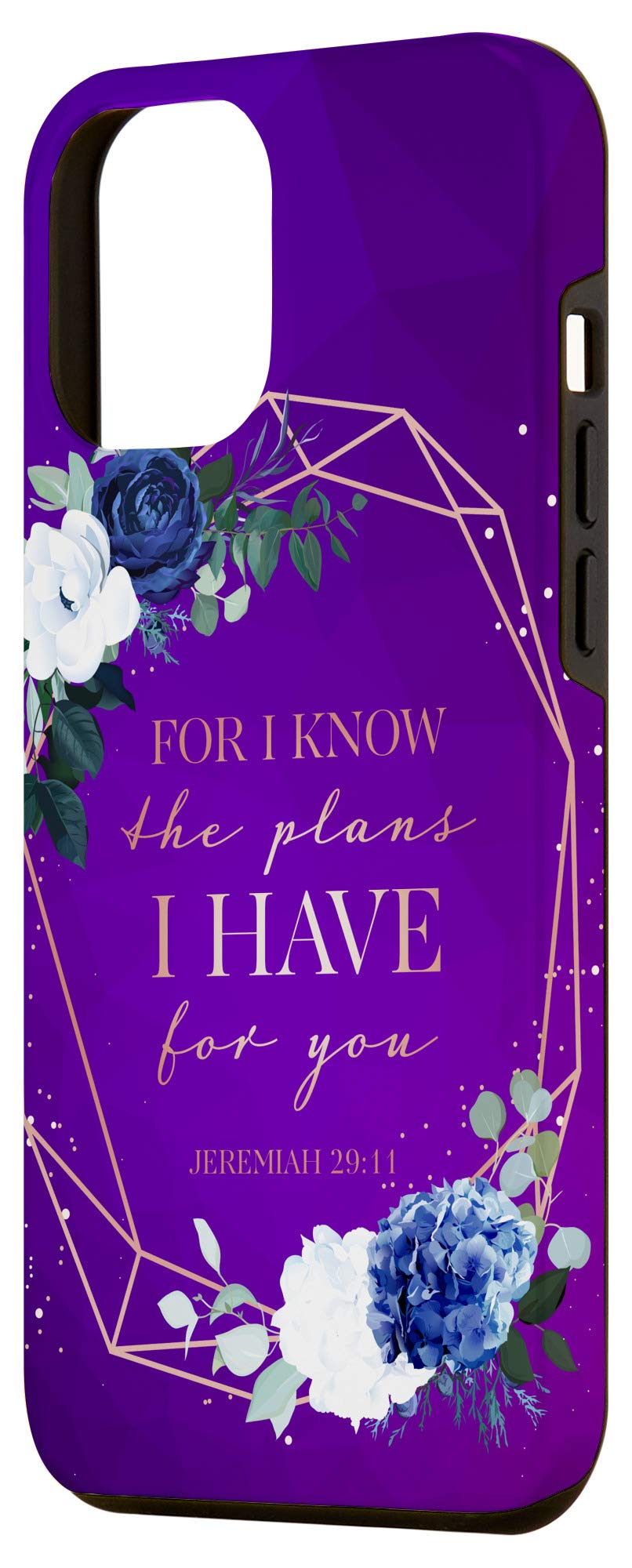 iPhone 12 Pro Max Case with Jeremiah 29:11 Bible Verse - Religious Christian Phone Cover for Women, Perfect for Daily Use, Church, Prayer & Faith-Based Gifts