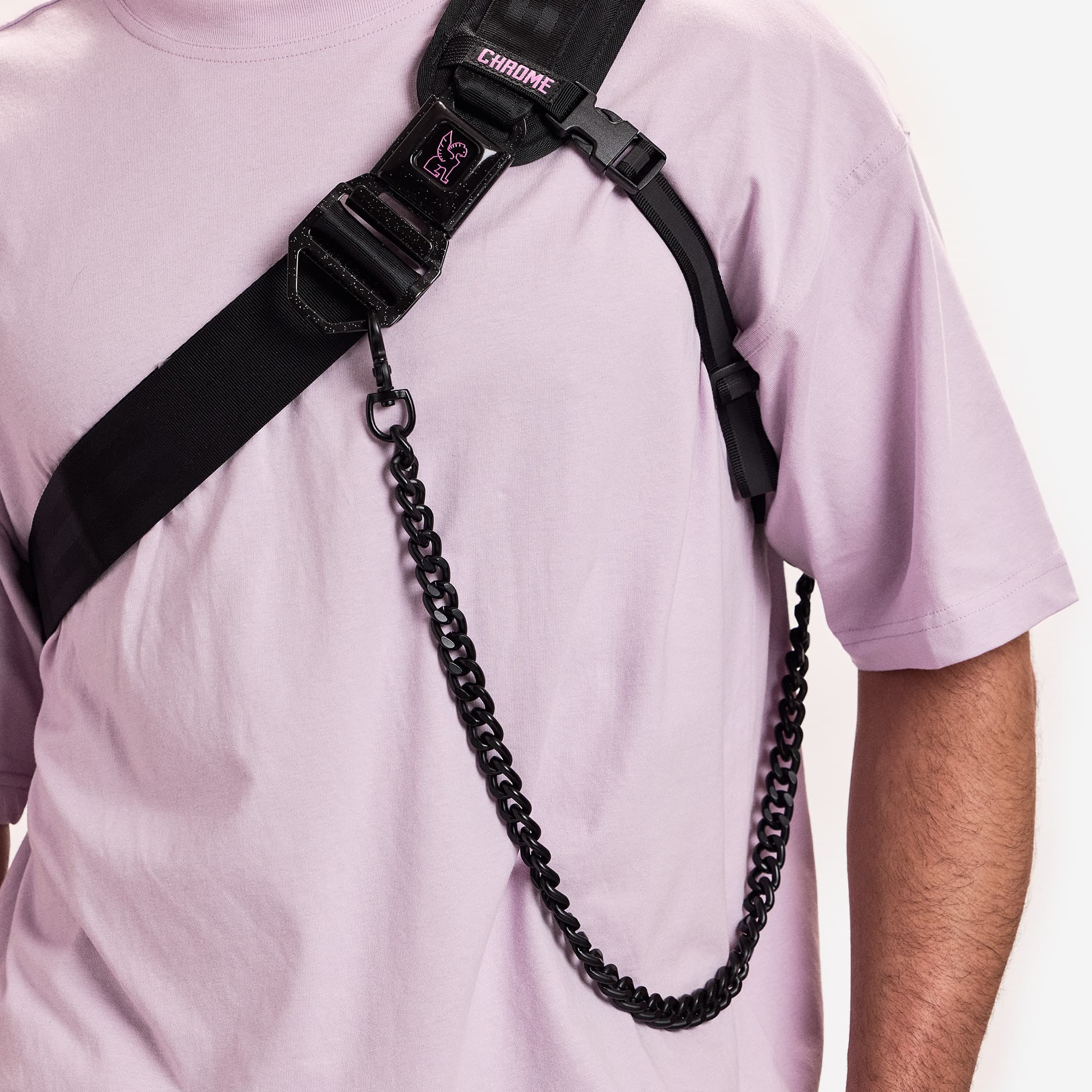 Chrome x Rio Chain Strap - Stylish Adjustable Metal Necklace for Women & Men | Perfect for Casual Wear, Layering & Gift Giving