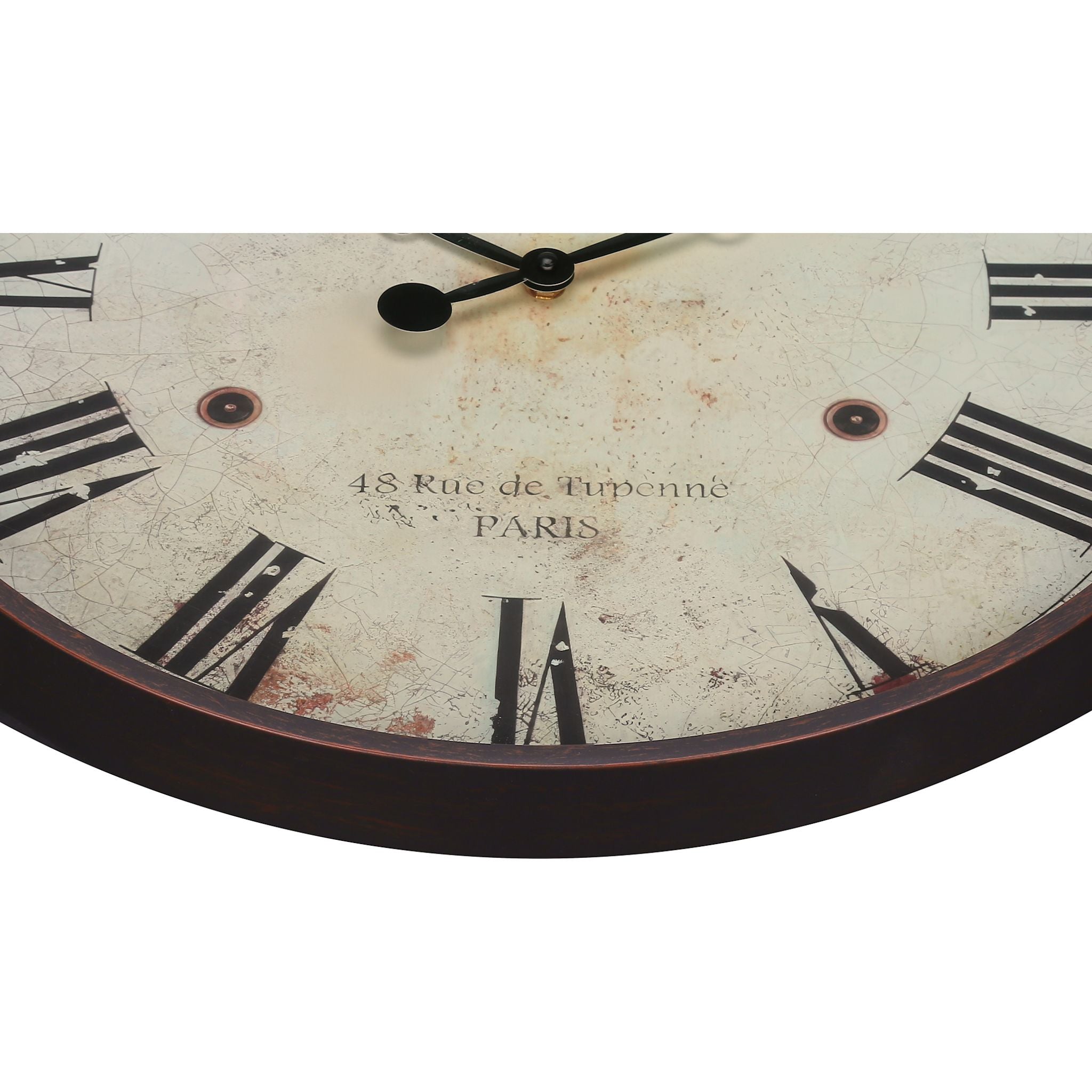 Anders Modern Wall Clock - 20 x 20 Inches, Silent Non-Ticking, Battery Operated - Perfect for Living Room, Bedroom, Office & Home Decor