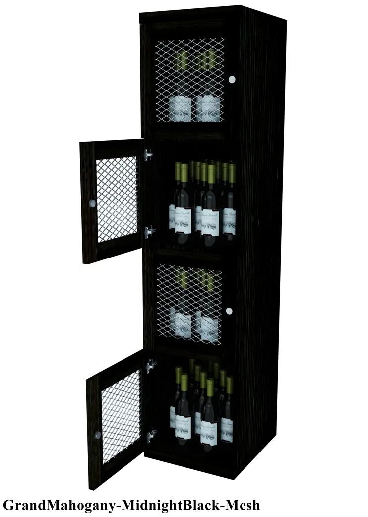 Vinostor 4 Locking Wine Storage Locker - 57 5/8