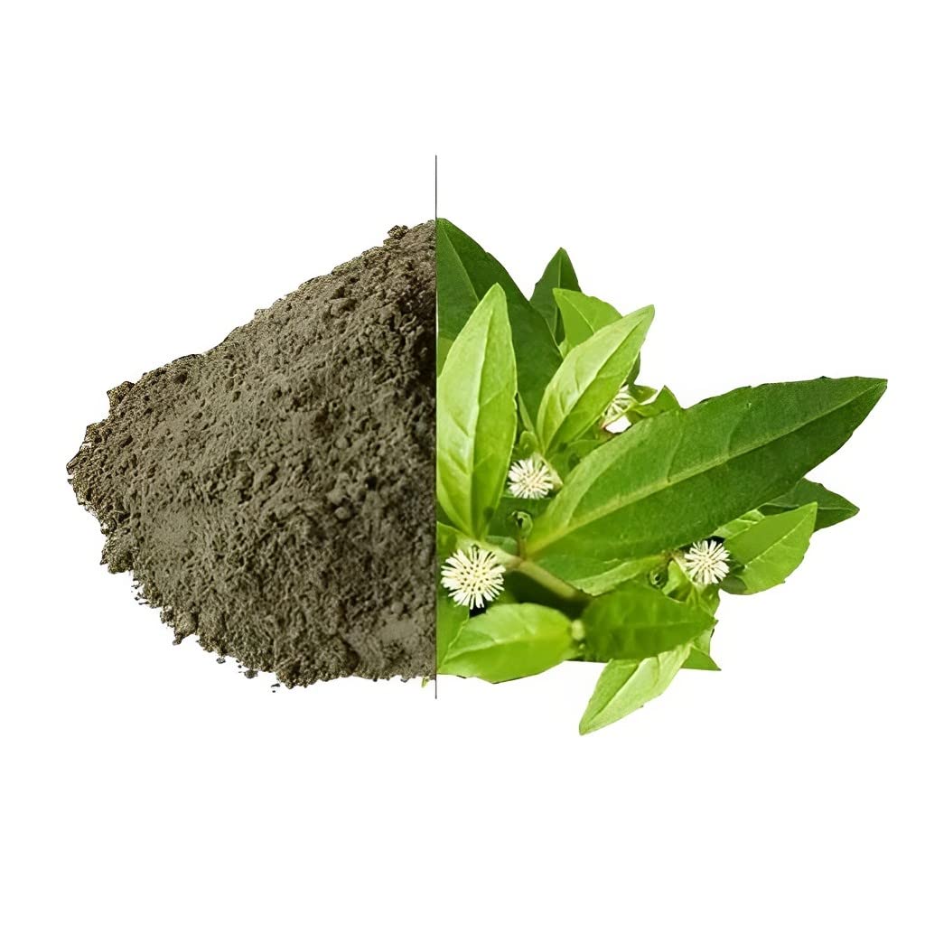 100% Natural Geetanjali Bhringraj Powder for Hair Growth & Dandruff Prevention | Herbal Hair Care Treatment | Chemical-Free, 100g | Perfect for Daily Scalp Massage & Ayurvedic Hair Regimen