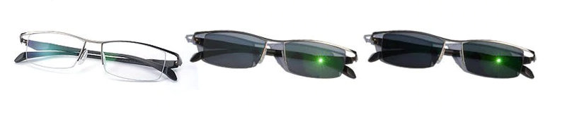 BCLEAR 1.56 Index Aspheric Photochromic Blue Light Blocking Myopia Lenses (Gray) - Perfect for Computer Work, Reading & Outdoor Activities