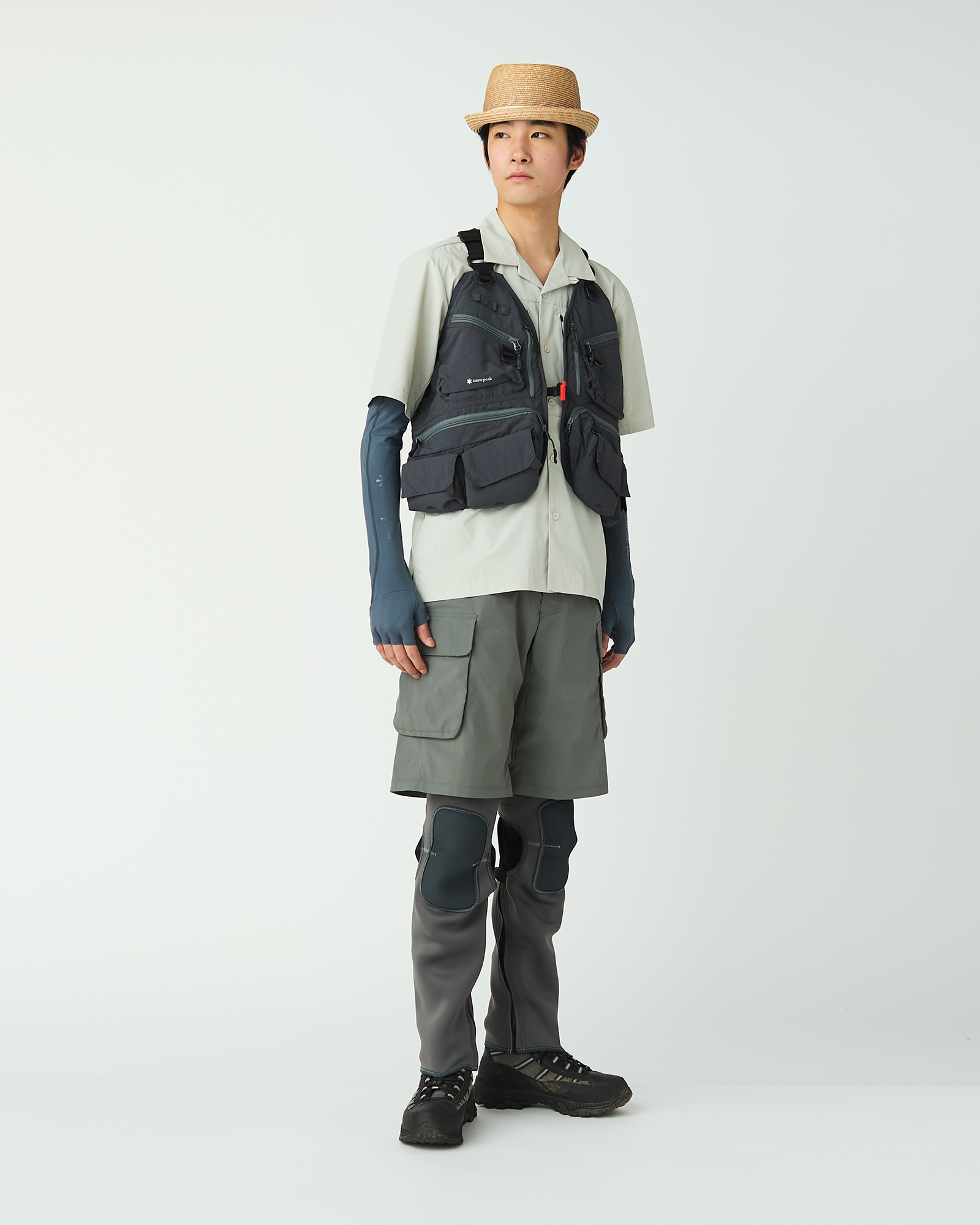 Premium V1 Strap Fly Fishing Vest - Lightweight & Adjustable for Comfort - Perfect for Trout, Bass & Salmon Fishing in Rivers & Lakes