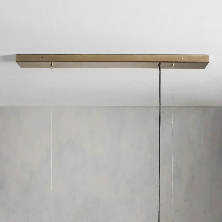 Bonita Rectangular Chandelier - Modern Crystal Ceiling Light Fixture for Dining Room & Living Room | Elegant Home Decor Lighting