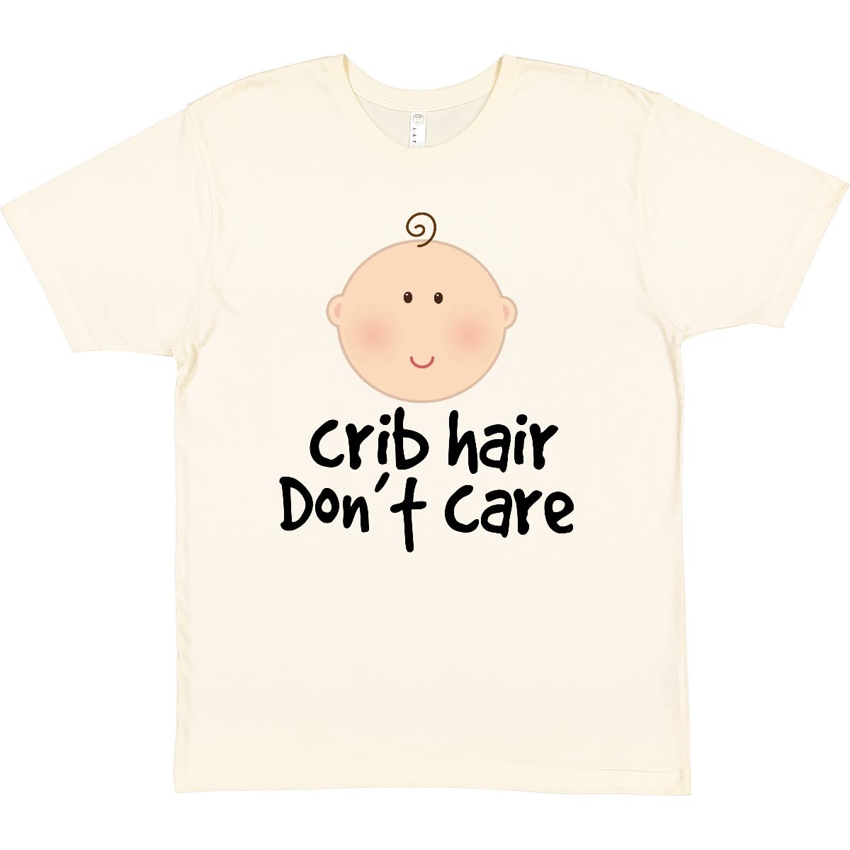 Inktastic 'Crib Hair Don't Care' Funny Baby T-Shirt - Cute & Comfortable Cotton Onesie for Newborns, Infants & Toddlers - Perfect for Playtime, Daycare & Family Photos
