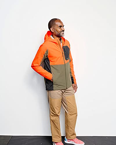Orvis Men's PRO LT Softshell Hoodie - Lightweight Water-Resistant Windproof Jacket for Hiking, Camping & Outdoor Adventures