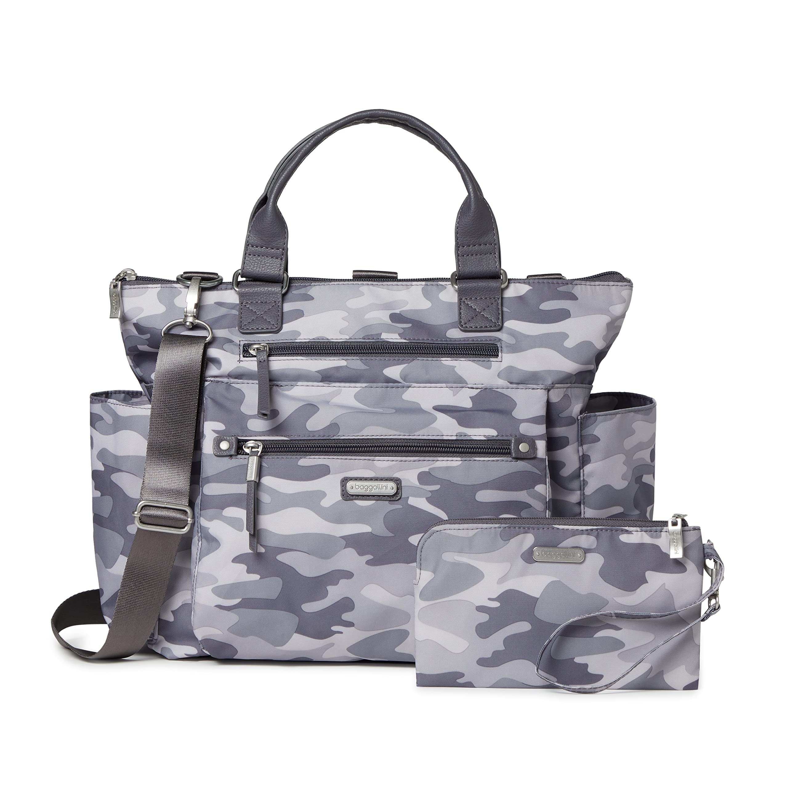 Baggallini 3-in-1 Convertible Backpack Purse - Lightweight Travel Handbag with RFID Protection, Crossbody Tote & Phone Wristlet (15