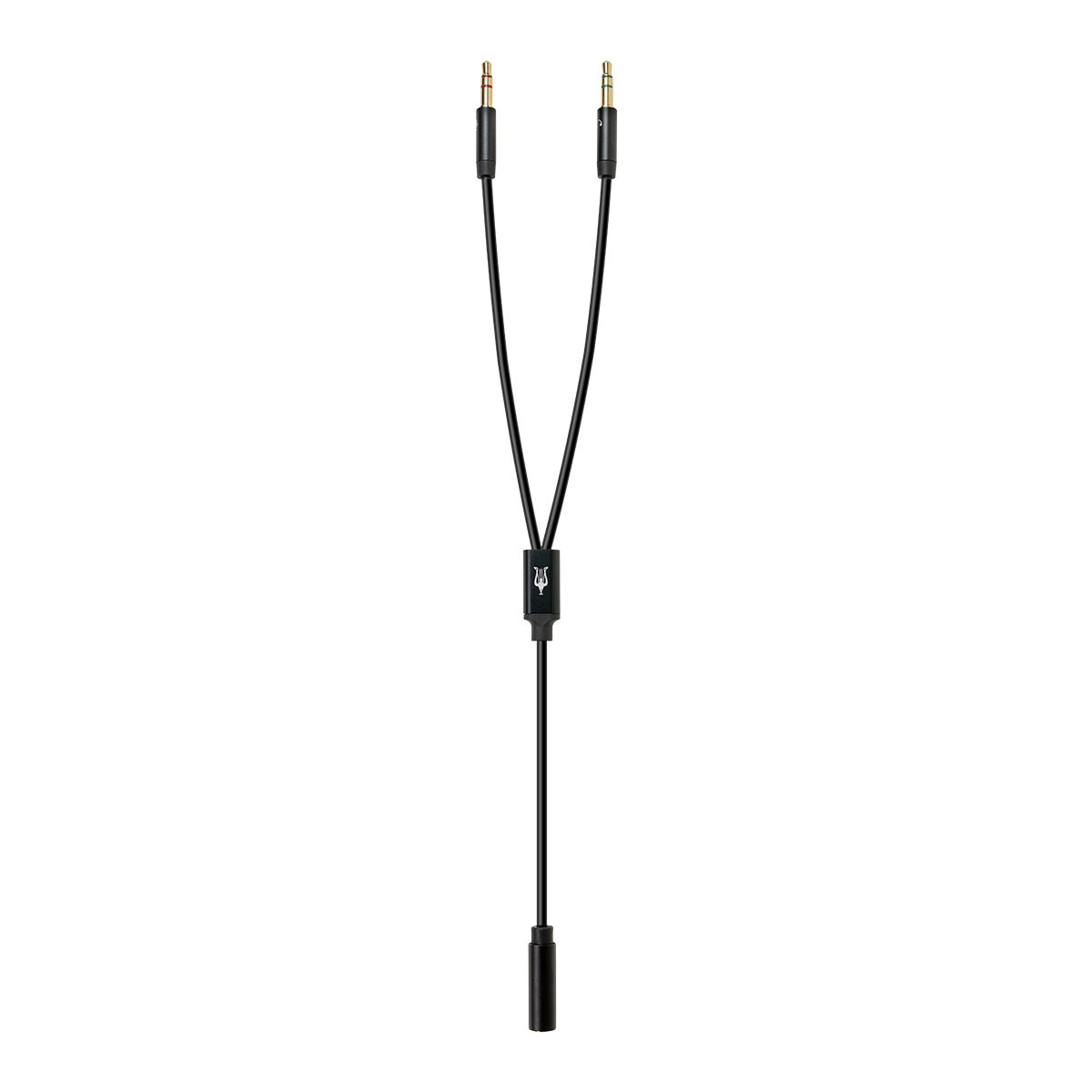 Meze Boom Mic Dual Mono 3.5mm Cable with Microphone for Gaming & Streaming - High Quality Audio Cable for PC, PS5, Xbox & Headphones