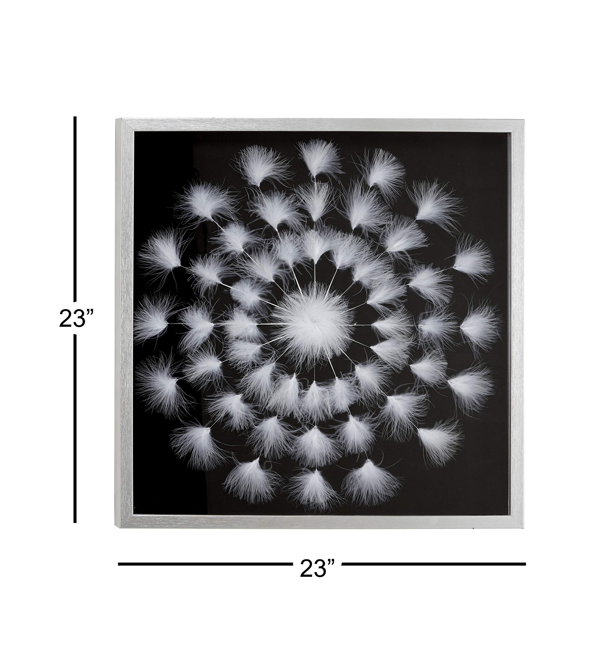Deco 79 Large White Shadow Box - Elegant Wall Decor for Living Room, Bedroom & Office - Perfect for Displaying Photos, Art & Keepsakes