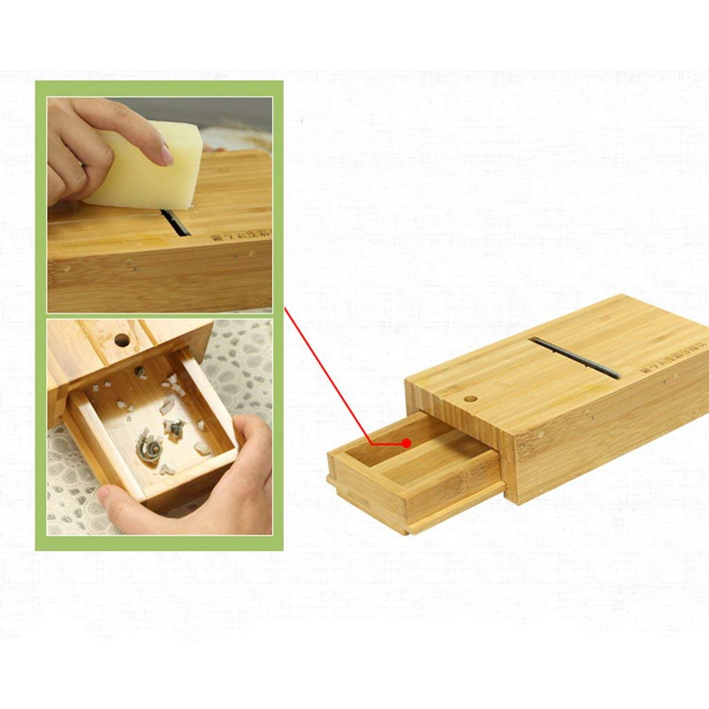 Premium Bamboo Soap Cutter & Beveler Tool - Handmade Soap Making Kit for DIY Candle & Soap Crafting - Perfect for Home Soap Makers & Small Business Owners