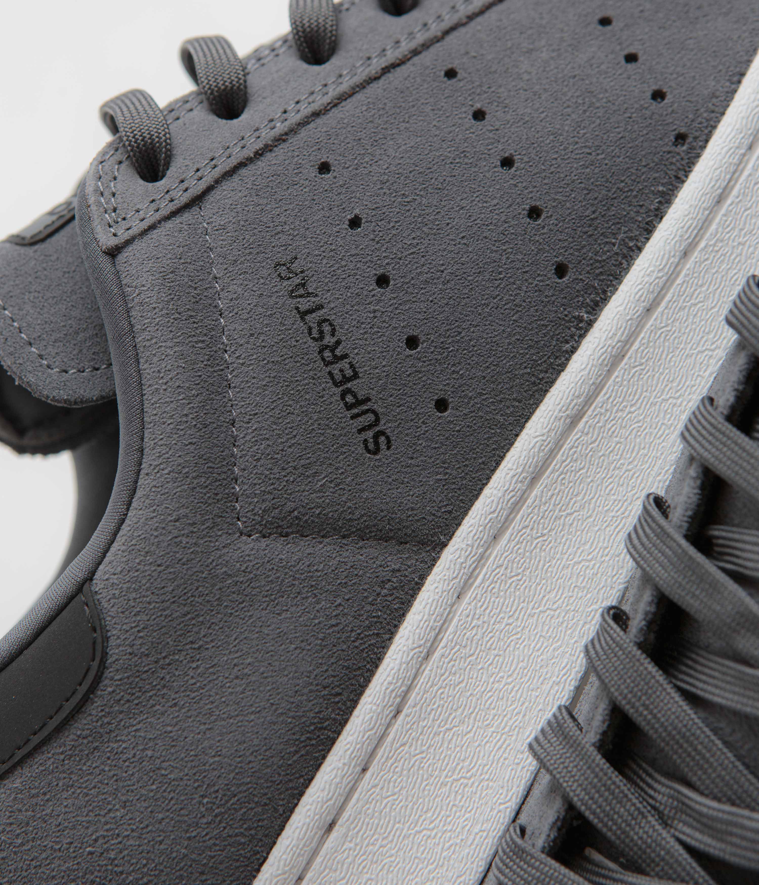 Adidas Superstar ADV Shoes for Men & Women - Grey Five / Core Black / Cloud White - Classic Sneakers for Casual Wear, Running & Street Style
