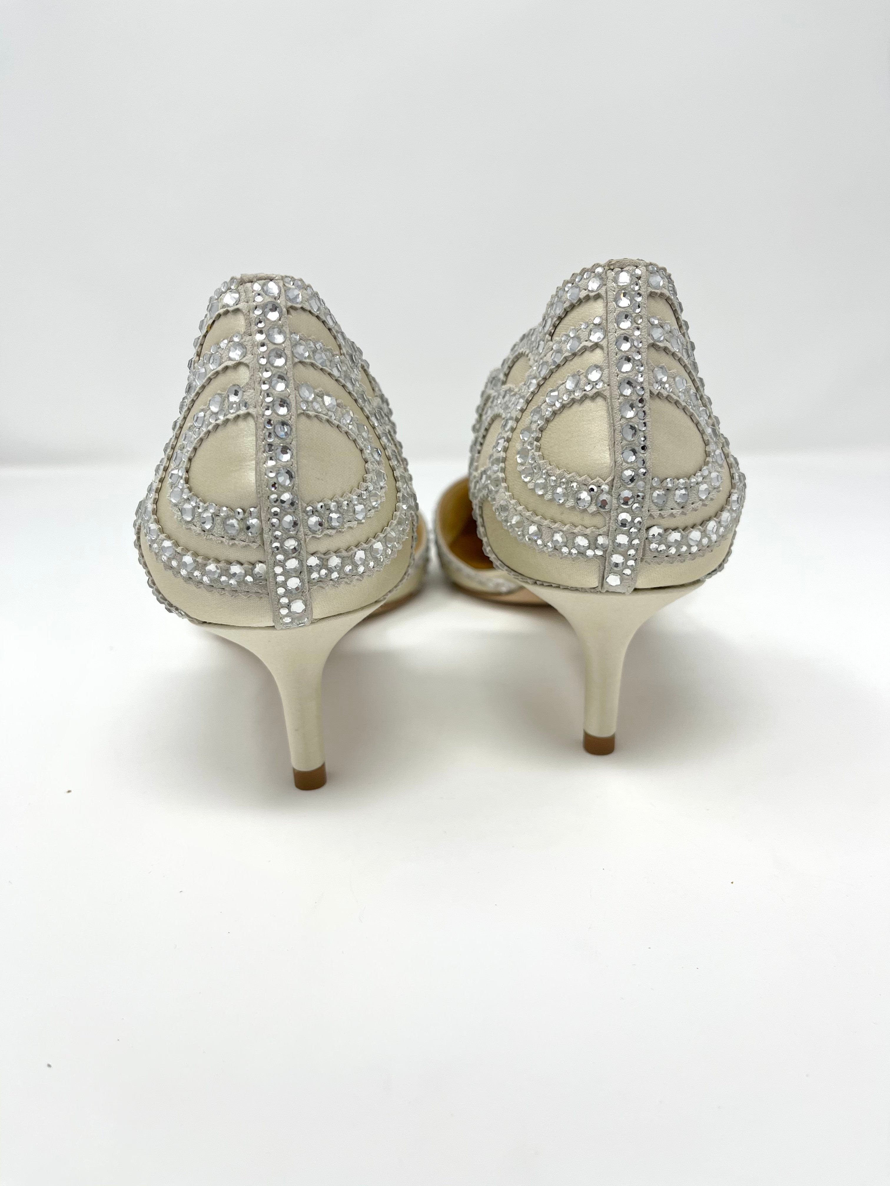 Badgley Mischka Ginny Women's Heels - Size 10 US | Elegant Evening Shoes for Weddings, Parties & Special Occasions