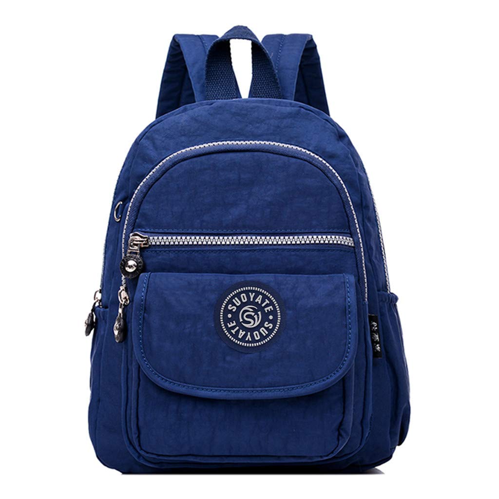 F_Gotal Women's Leather Backpack Purse - Anti-Theft Travel Shoulder Bag, Nylon Rucksack for Casual Daypack, School Bag & Work Commute | Perfect for College, Office & Weekend Getaways