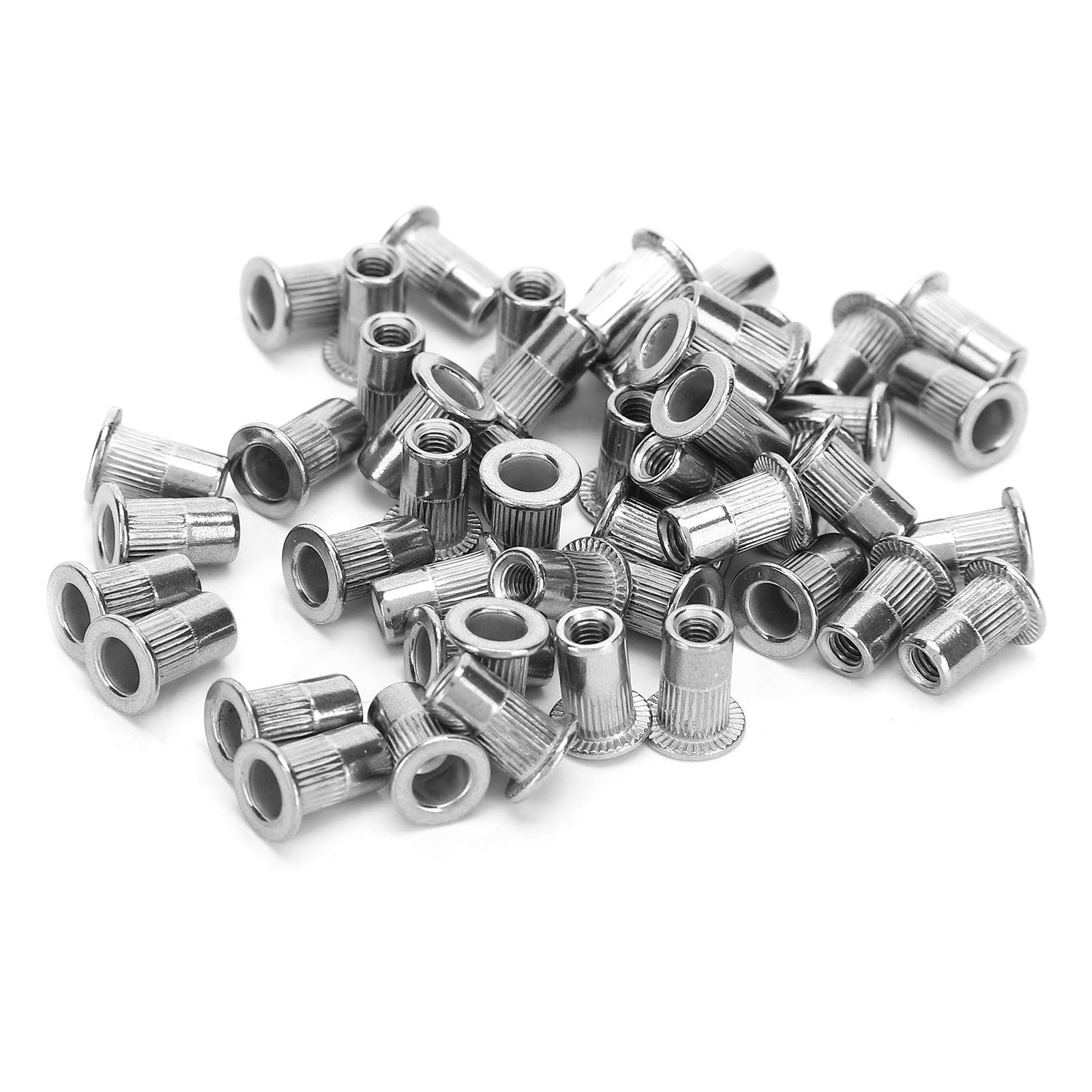 Stainless Steel Rivet Nuts - Anti-Rust Industrial Fasteners for Furniture & Home Improvement | Durable Small Hardware for DIY Projects & Metal Fabrication