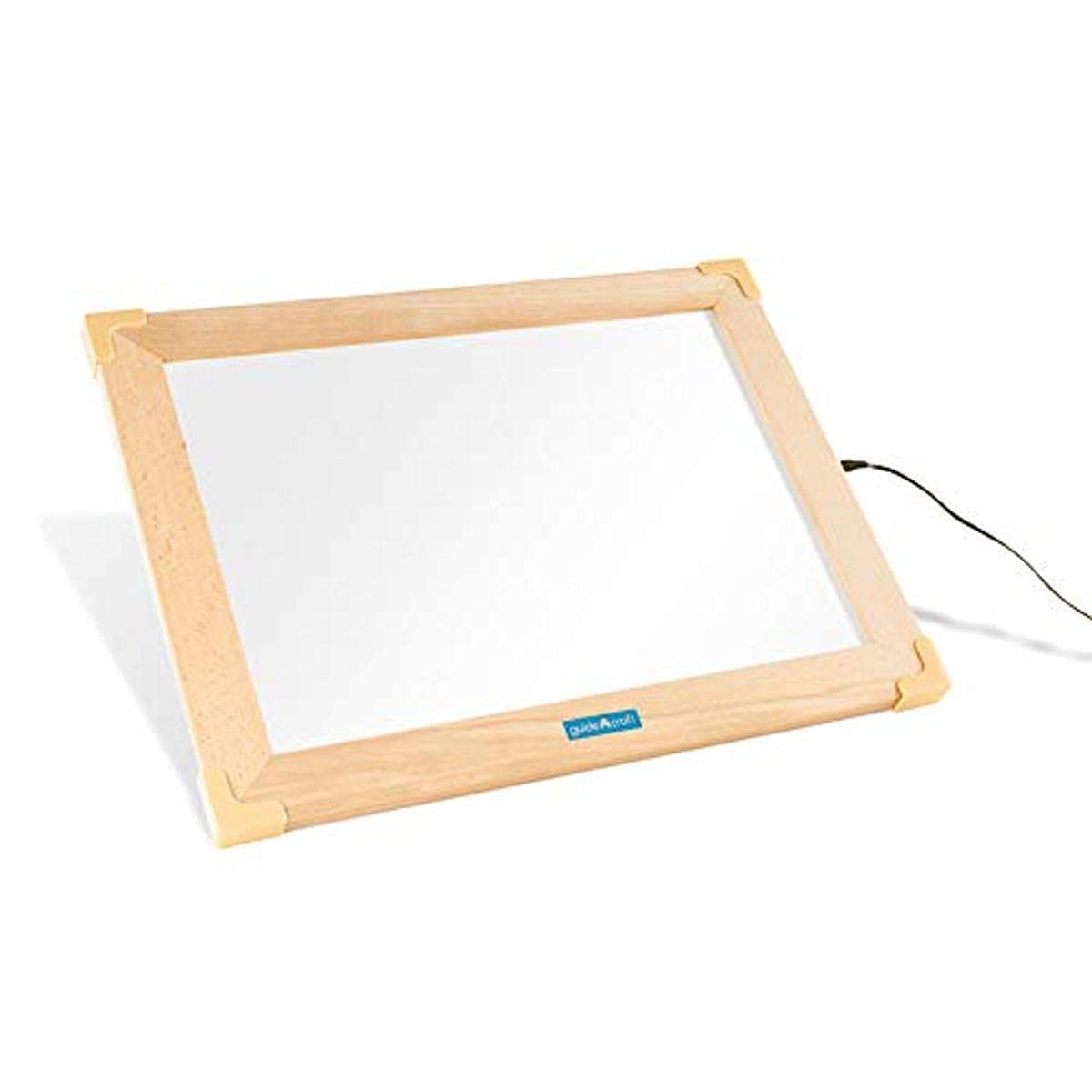 Guidecraft G16836US LED Activity Tablet - STEM Educational Building Blocks Toy for Kids, Learning & Creativity Development, White - Perfect for Classroom, Homeschool & Playroom Activities