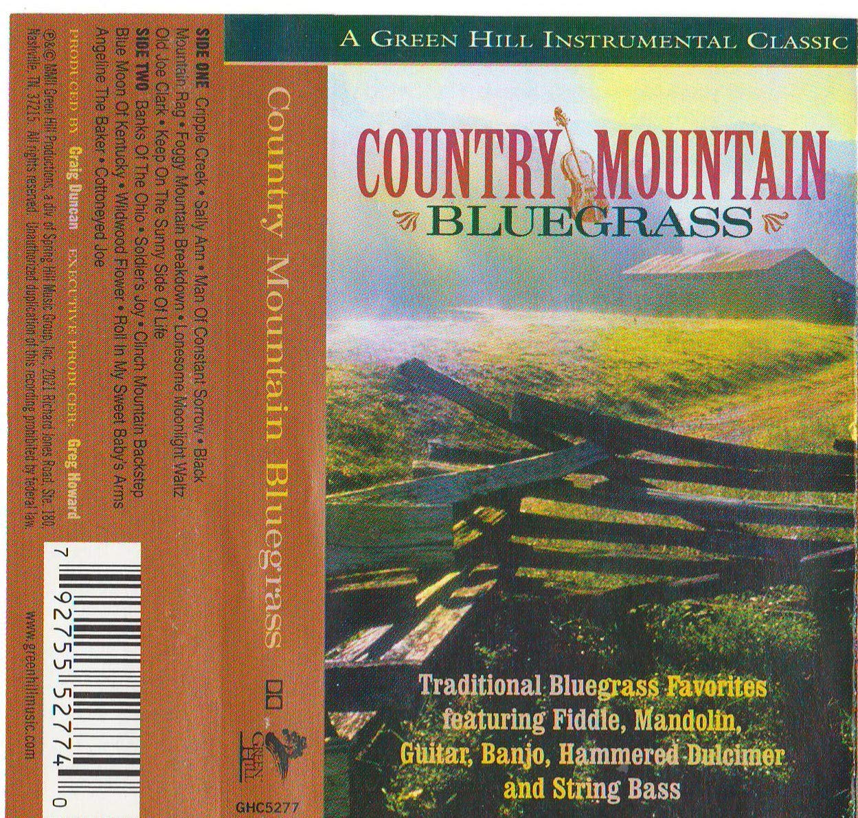 Authentic Country Mountain Bluegrass Music on Audio Cassette Tape – Perfect for Road Trips, Vintage Music Collectors & Relaxing at Home