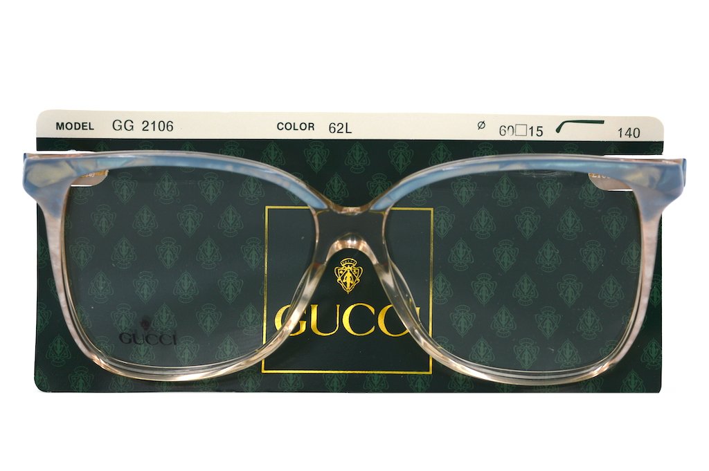 Gucci 2106 62L 60/15 Sunglasses - Luxury Designer Shades for Women & Men - UV Protection & Fashion Eyewear - Perfect for Outdoor Activities, Travel & Fashion Statements