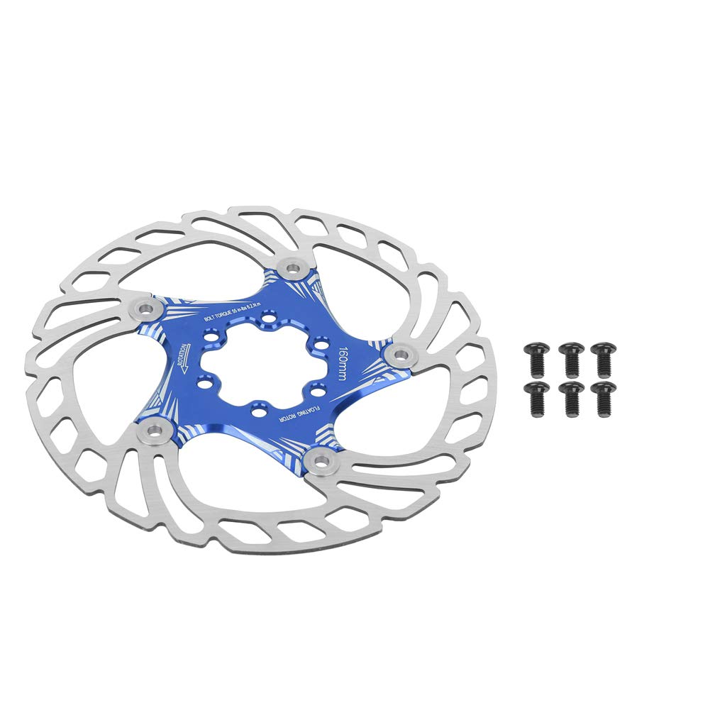 Premium Mountain Bike Brake Pads - Lightweight Disc Brake Pads for MTB & Road Bikes (160mm/6.3in) - Durable Braking Performance for Trail Riding & Commuting