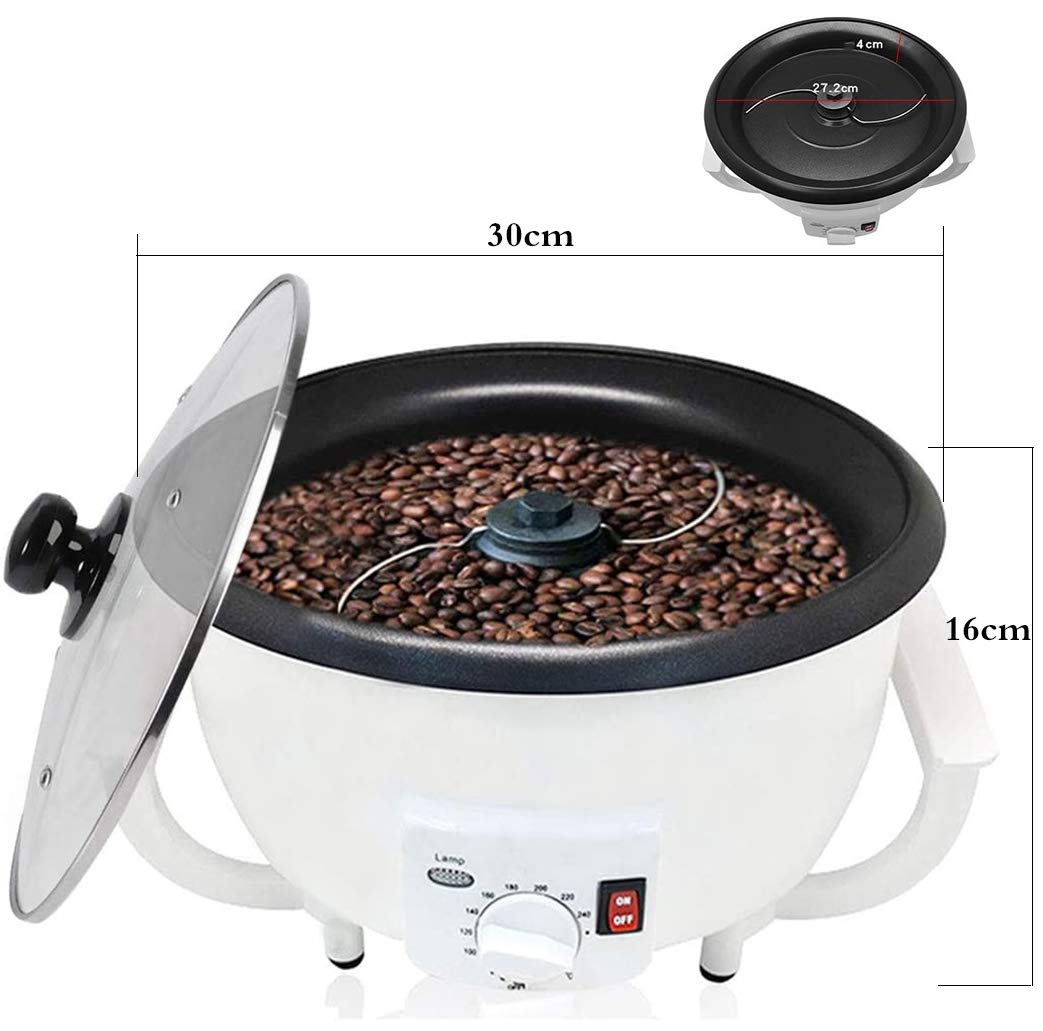 TOPCHANCES 110V Electric Coffee Bean Roaster Machine for Home Use - 5LB Capacity, Adjustable Temperature, Perfect for Roasting Coffee Beans, Peanuts & Nuts - Ideal for Coffee Enthusiasts & Home Baristas (Great for Gifts, Small Businesses & DIY Coffee Roasting)