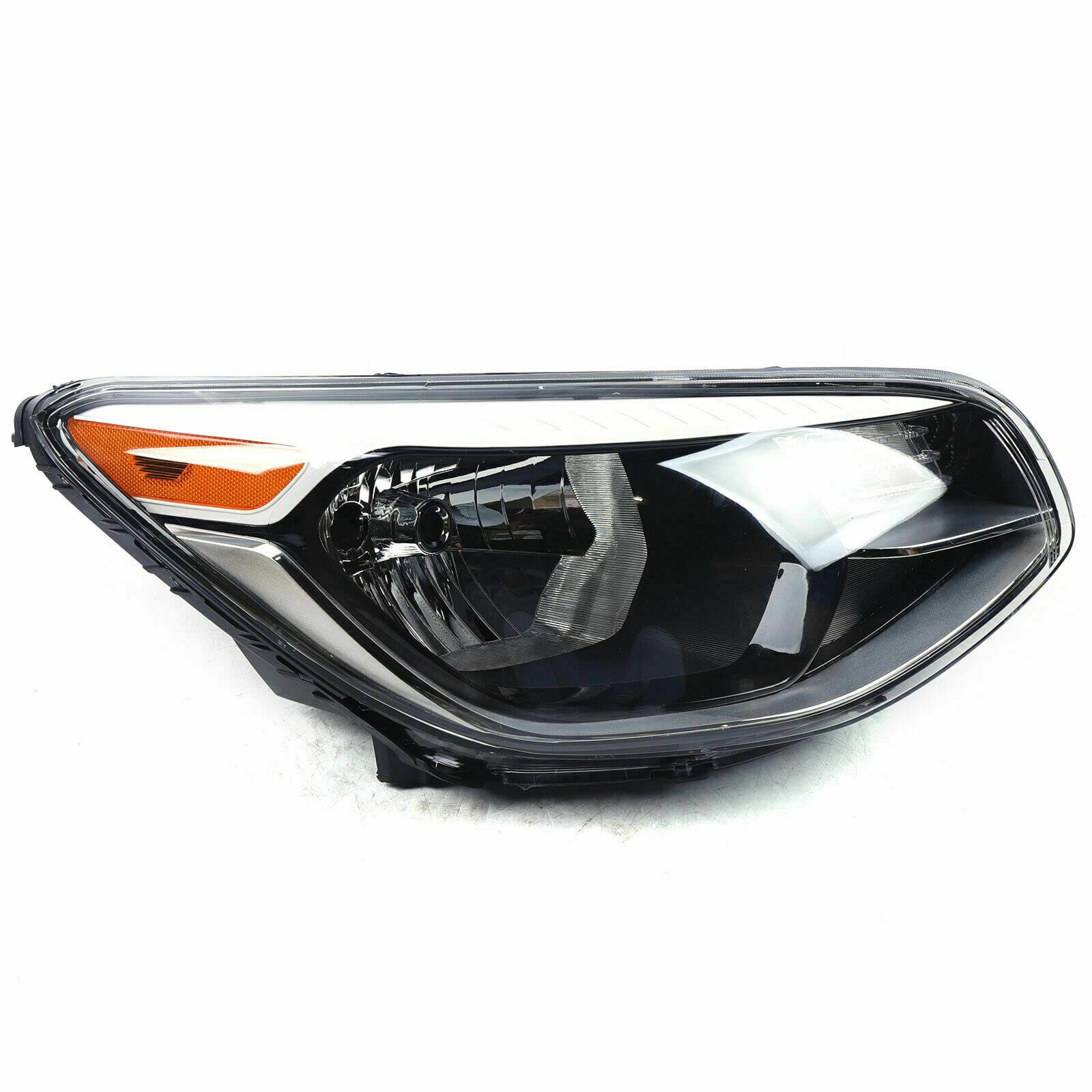 2014-2019 Kia Soul Right Passenger Side Halogen Projector Headlight Assembly Replacement - Clear Lens for Improved Night Visibility | Perfect for City Driving & Road Trips